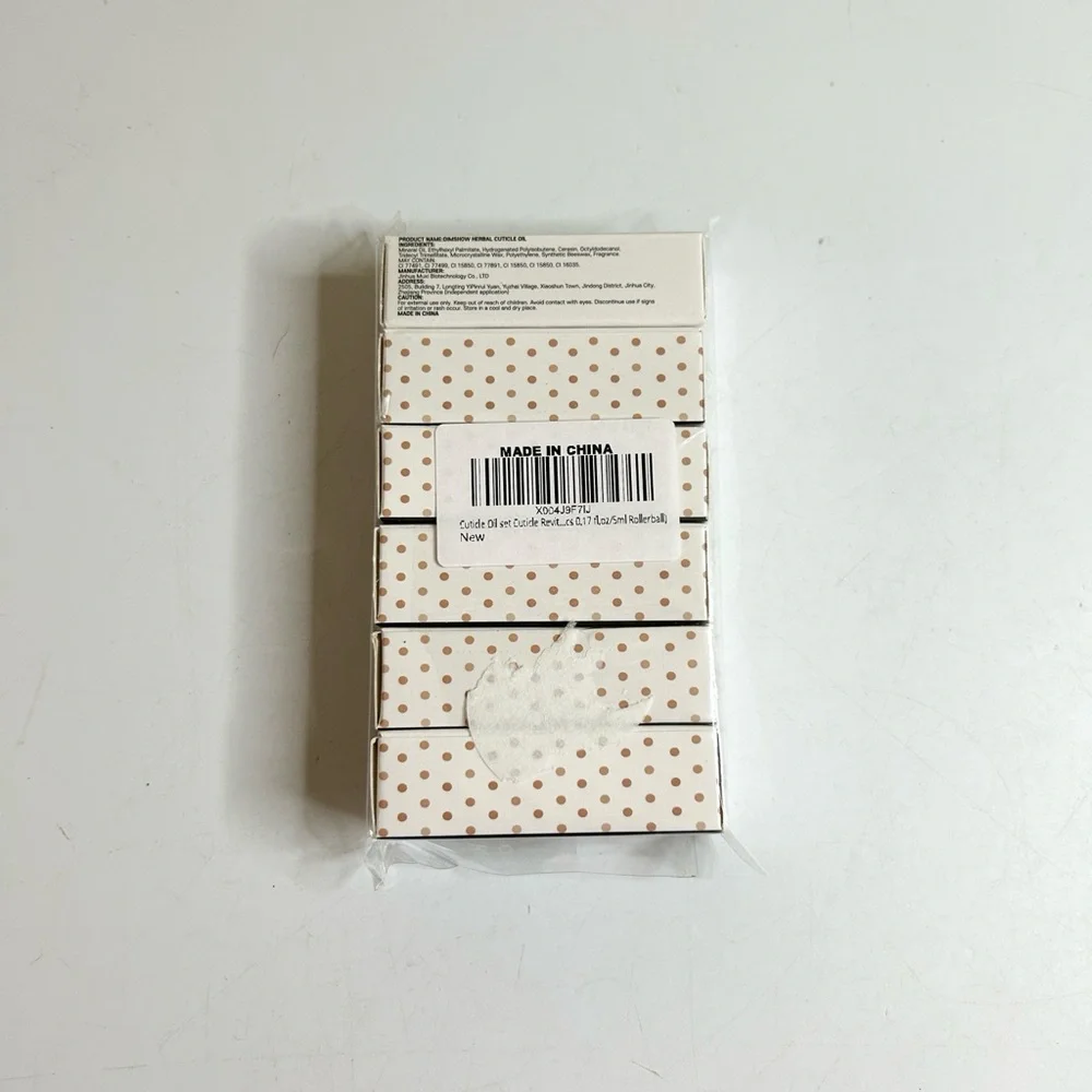 Herbal Natural Cuticle Oil Set 6 Bottles